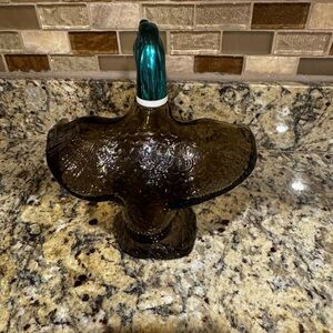 Vintage Avon Mallard in Flight decanter bottle for Wild Country Cologne